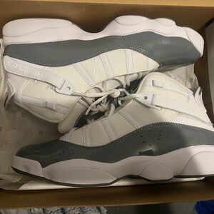 Air jordan 6 rings, worn once but otherwise straight out of the package.